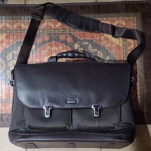 Tumi Brown Messenger Bag with Durable Design